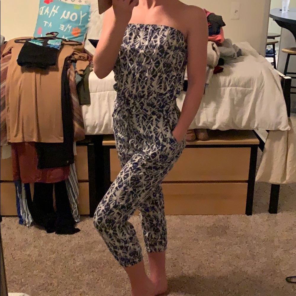 Strapless romper. Perfect for summer weather.